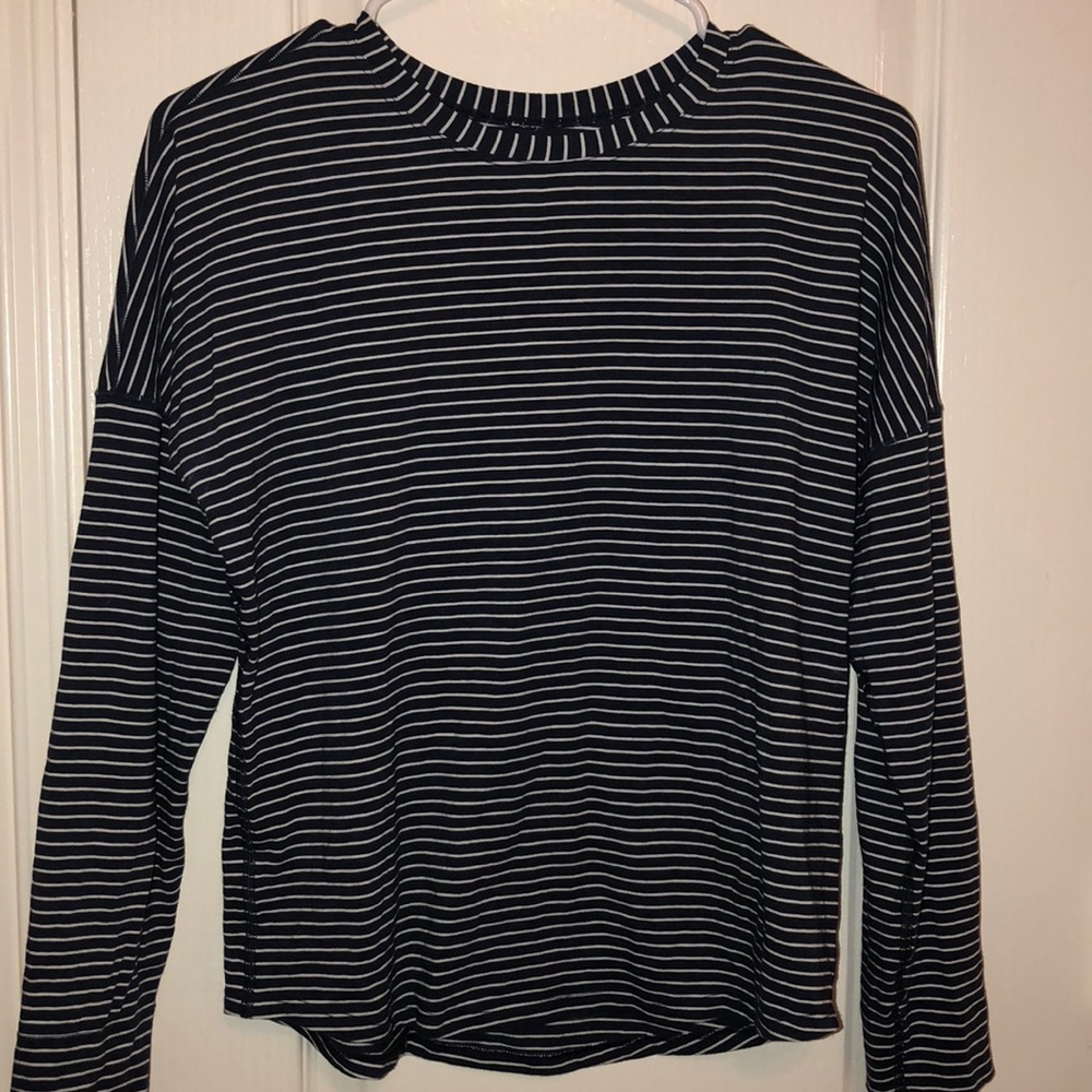 Stripped long sleeve shirt